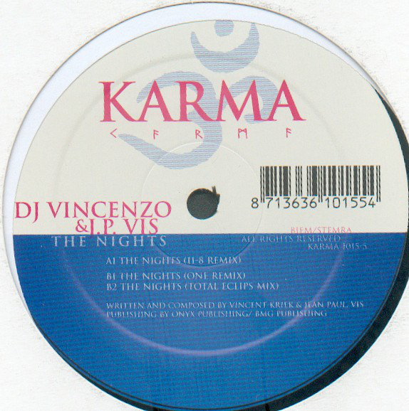 (CM1004) DJ Vincenzo & J.P. Vis ‎– The Nights
