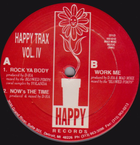 (27876) D-HA / Mad Mike ‎– Happy Trax Vol. IV