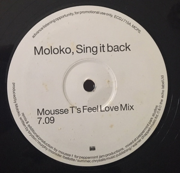 (S0250) Moloko ‎– Sing It Back