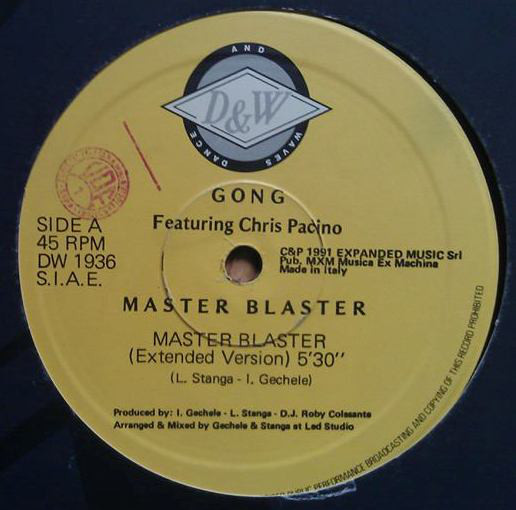 (CUB2214) Gong ‎– Master Blaster