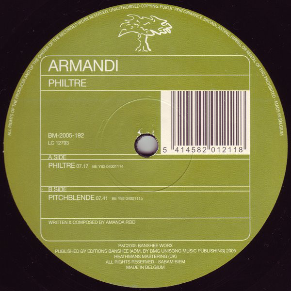 (10258) Armandi ‎– Philtre