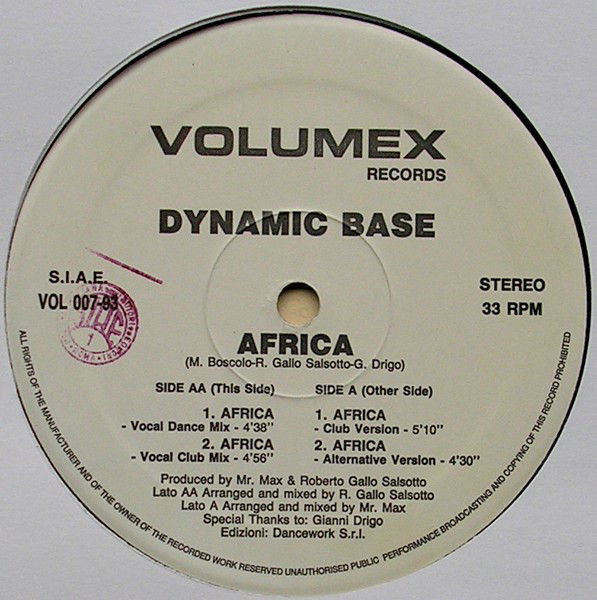 (29417) Dynamic Base ‎– Africa