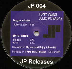 (7645) Tony Verdi & Julio Posadas ‎– Handicap E.P.