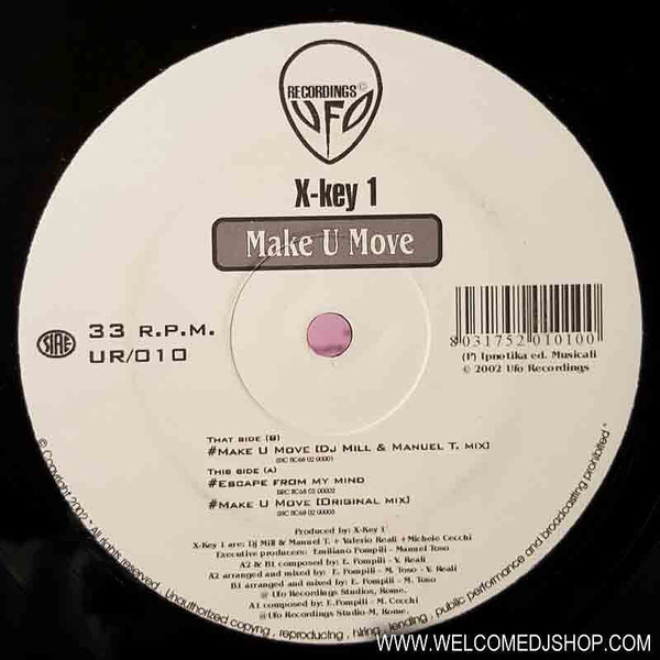 (AL180) X-Key 1 ‎– Make U Move