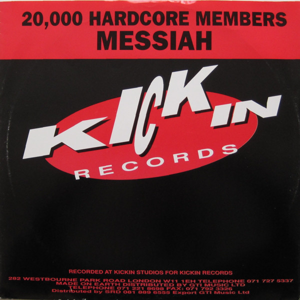 (CMD63) Messiah ‎– 20,000 Hardcore Members