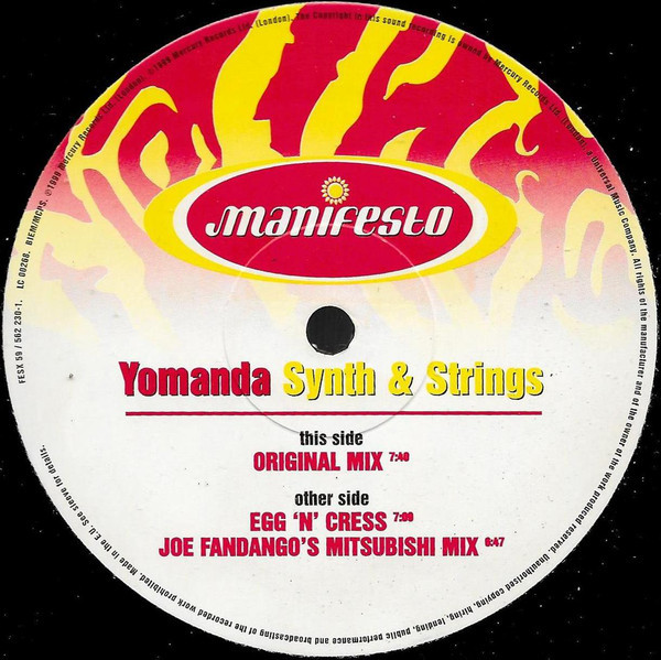 (A3065) Yomanda ‎– Synth & Strings