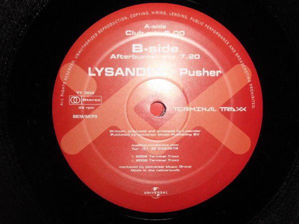 (24824) Lysander ‎– Pusher