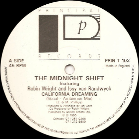(A1115) The Midnight Shift ‎– California Dreaming