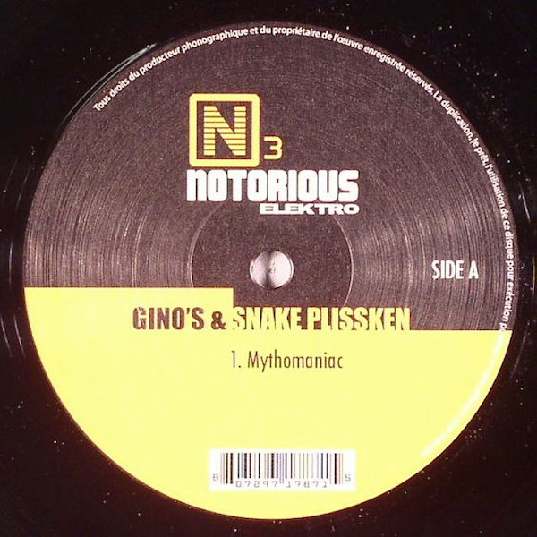 (CO333) Gino's & Snake Plissken – Mythomaniac EP