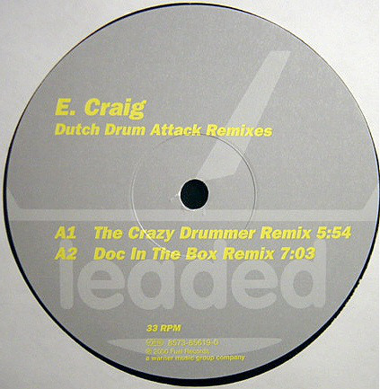 (CUB2654) E. Craig ‎– Dutch Drum Attack Remixes