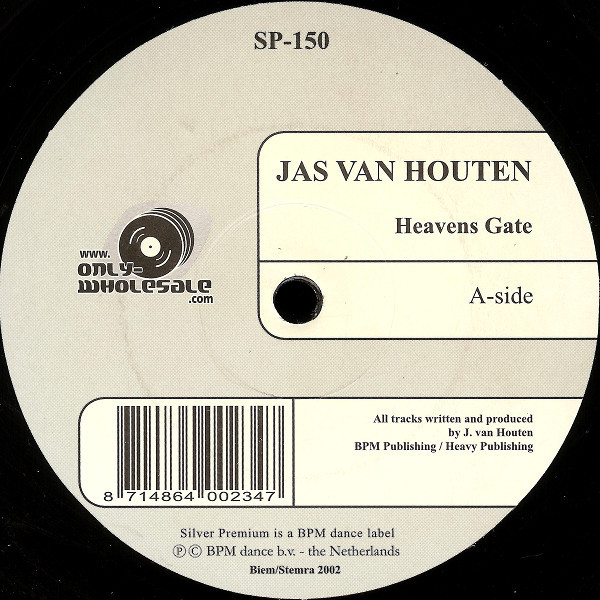 (CUB1365) Jas Van Houten ‎– Heavens Gate