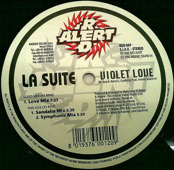 (27637) La Suite ‎– Violet Love