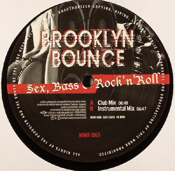 (26536) Brooklyn Bounce ‎– Sex, Bass & Rock 'n' Roll