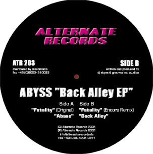 (28217) Abyss ‎– Back Alley EP