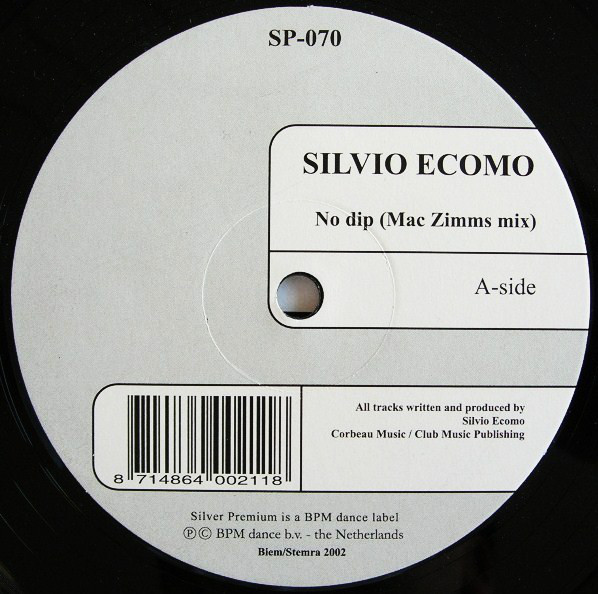 (CUB0137C) Silvio Ecomo ‎– No Dip