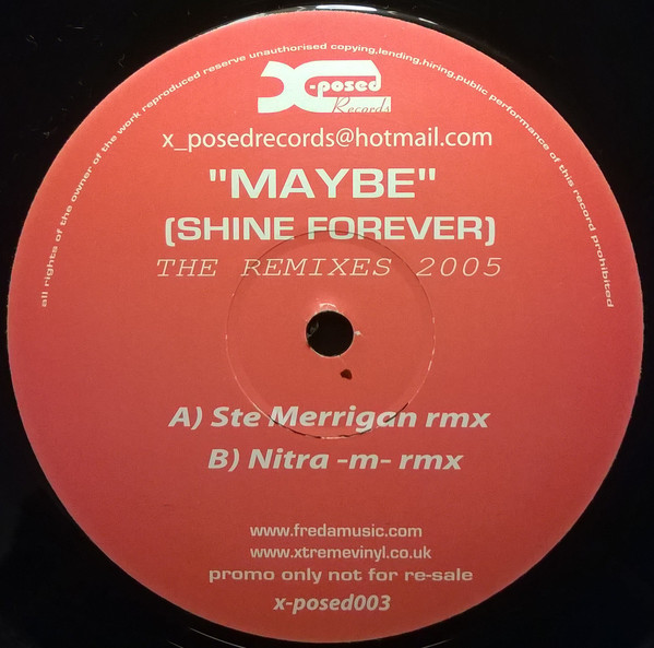 (13319) Steptonic Vz Freda ‎– Maybe (Shine Forever) The Remixes 2005
