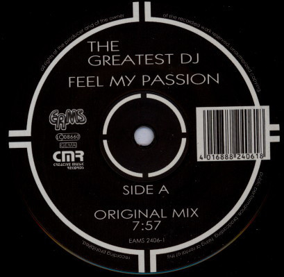 (29745) The Greatest DJ ‎– Feel My Passion