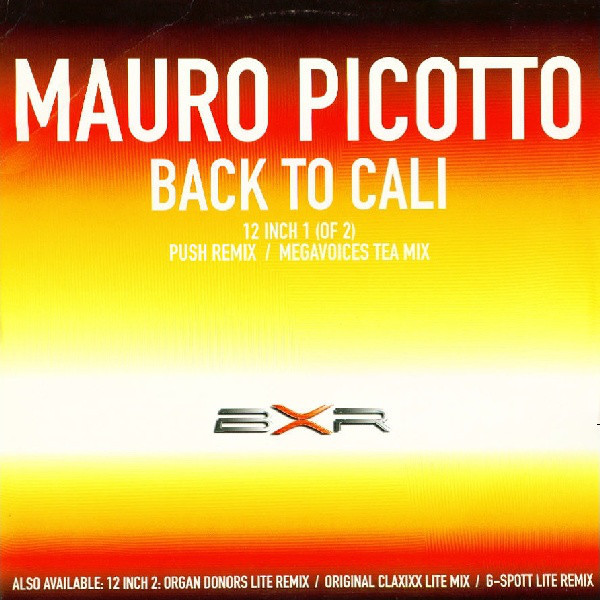 (28796) Mauro Picotto ‎– Back To Cali