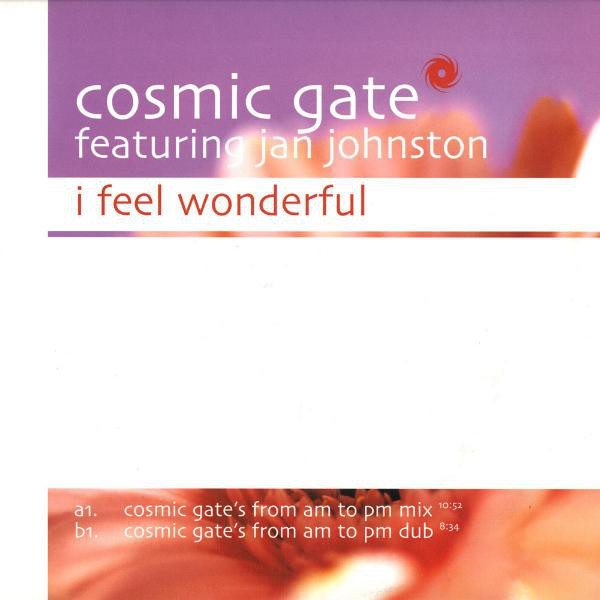 (30726) Cosmic Gate Featuring Jan Johnston ‎– I Feel Wonderful