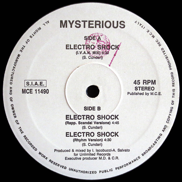 (CMD783) Mysterious – Electro Shock