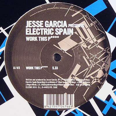 (8336) Jesse Garcia ‎– Work This P****