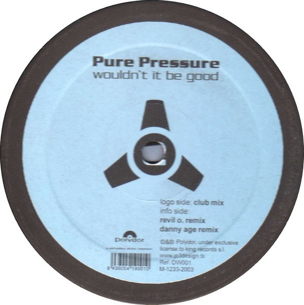 (NS472) Pure Pressure – Wouldn't It Be Good