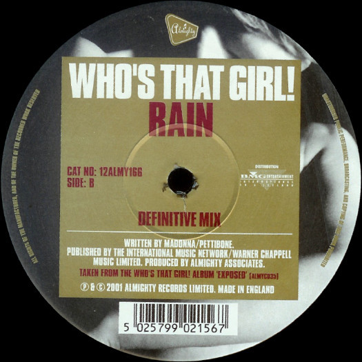 (29464) Who's That Girl! ‎– The Power Of Good-Bye