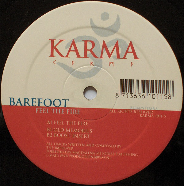 (CUB1482) Barefoot ‎– Feel The Fire