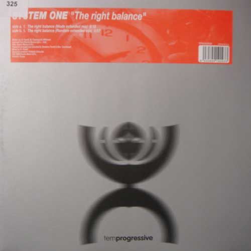 (V0114) System One ‎– The Right Balance