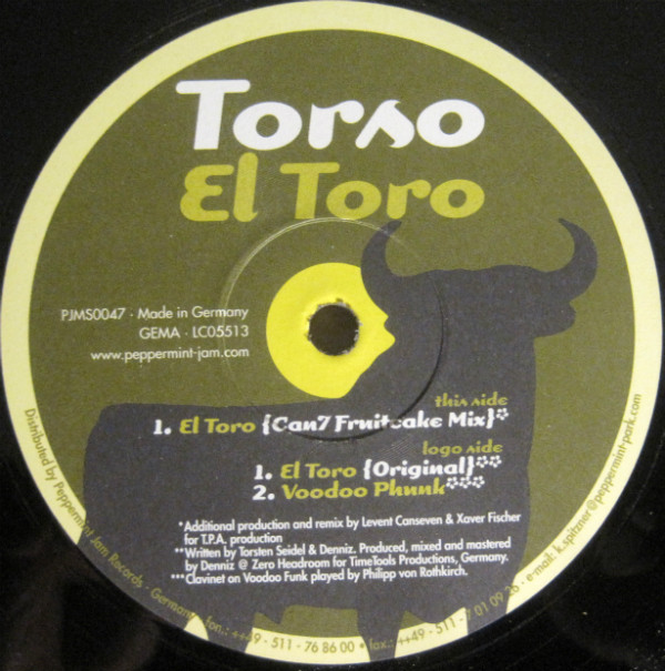 (RIV608) Torso ‎– El Toro