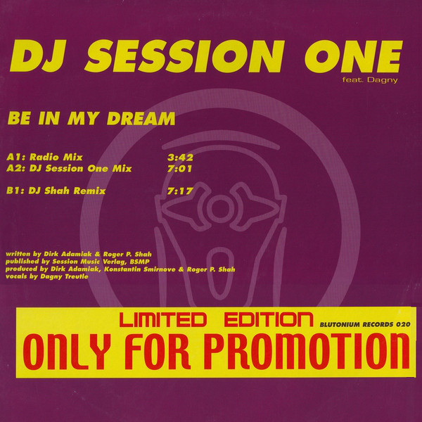 (RIV371) DJ Session One Feat. Dagny ‎– Be In My Dream