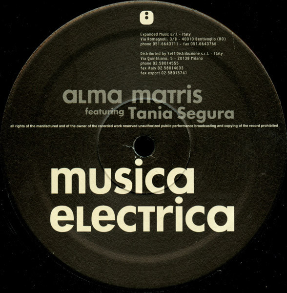(27742) Alma Matris Feat. Tania Segura ‎– Musica Electrica