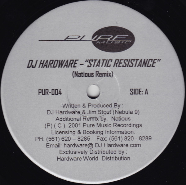 (28926) DJ Hardware ‎– Static Resistance (Disc 1)