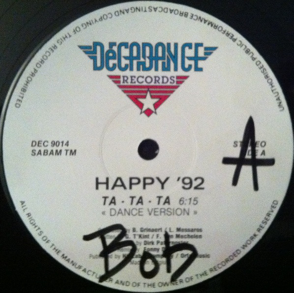 (RIV477) Happy '92 ‎– Ta-Ta-Ta