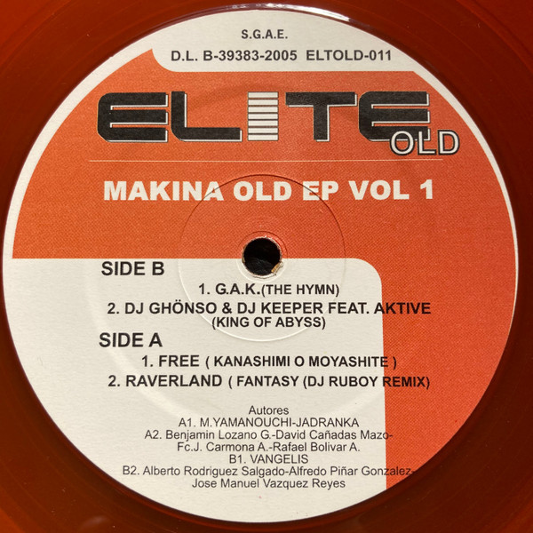 (ADM117) Makina Old EP Vol. 1