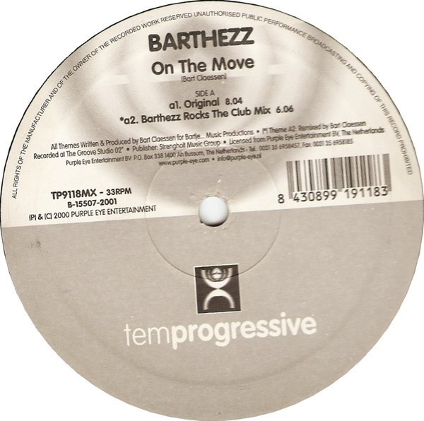 (5923) Barthezz ‎– On The Move