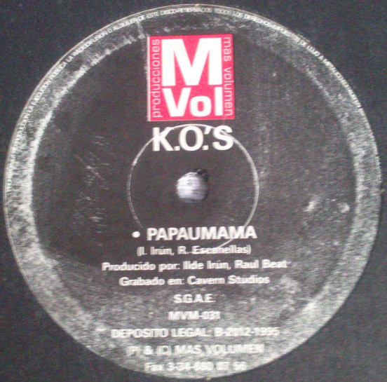 (CUB1921) K.O.'s ‎– Papaumama