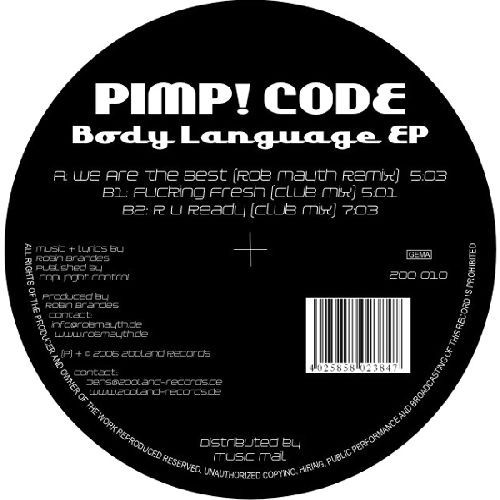 (10754) Pimp! Code ‎– Body Language EP