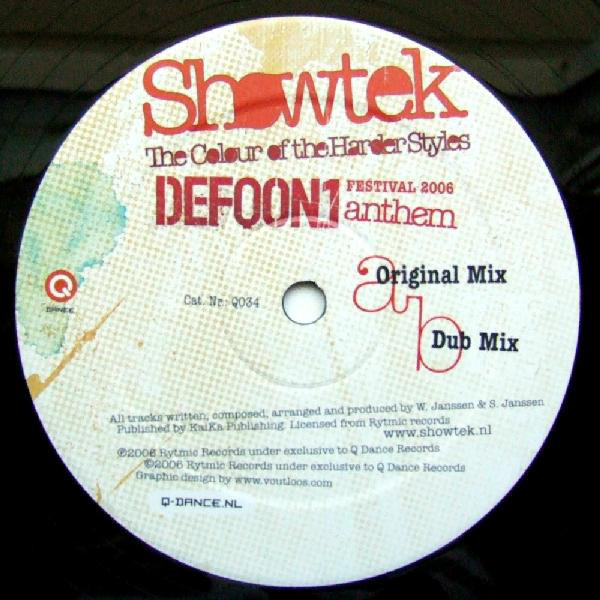 (ST34) Showtek ‎– The Colour Of The Harder Styles (Defqon.1 Festival Anthem 2006)