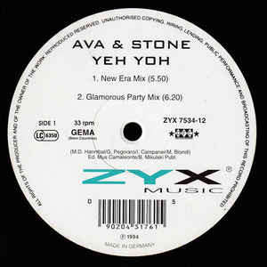 (SG74) Ava & Stone ‎– Yeh Yoh