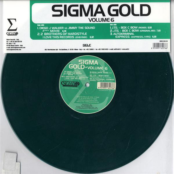 (11162) Sigma Gold Volume 6 (VG/VG)