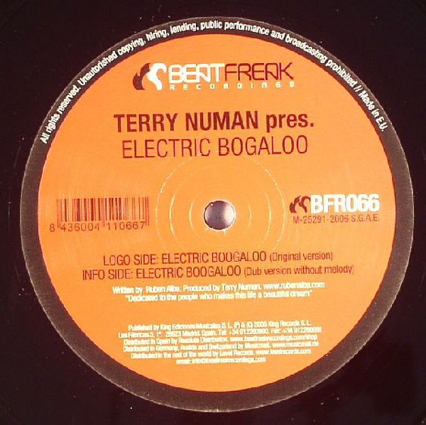 (10892) Terry Numan ‎– Electric Bogaloo