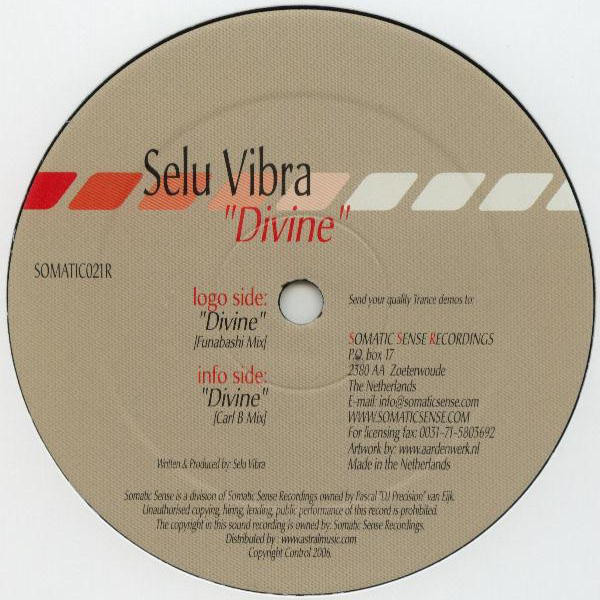 (30710) Selu Vibra ‎– Divine (The Remixes)