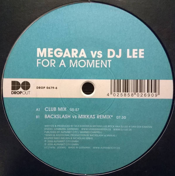 (11677) Megara Vs DJ Lee ‎– For A Moment
