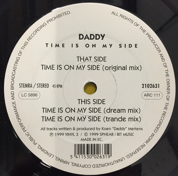 (24595) Daddy ‎– Time Is On My Side