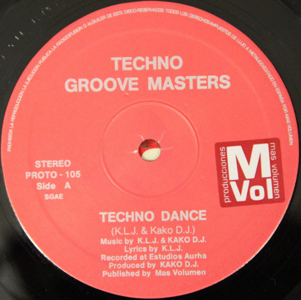 (30016) Techno Groove Masters ‎– Techno Dance