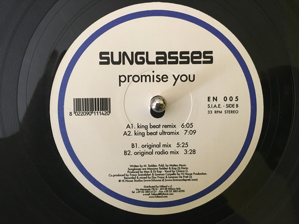 (1139) Sunglasses ‎– Promise You