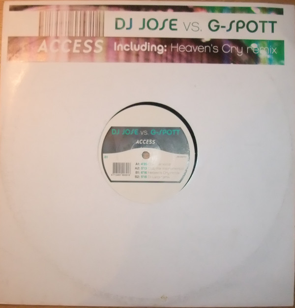 (20706) DJ Jose vs. G-Spott ‎– Access