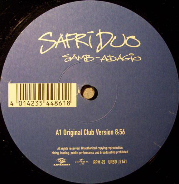 (0687) Safri Duo ‎– Samb-Adagio