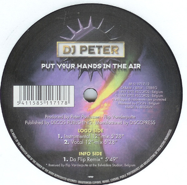 (S0112) DJ Peter ‎– Put Your Hands In The Air